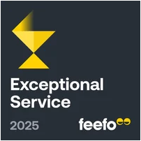 Platinum Trusted Service Award Feefo 2020
