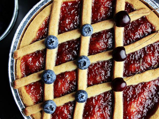 Raspberry Crostata