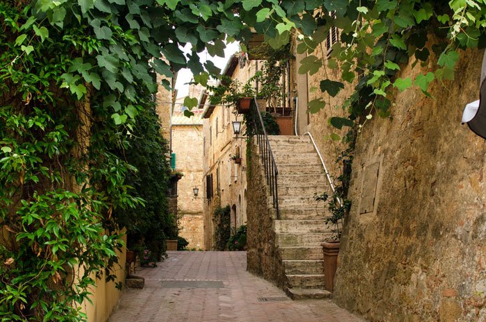 Pienza streets