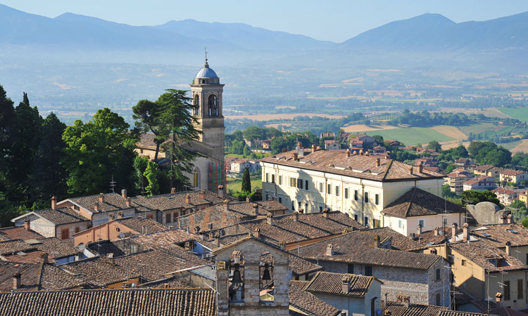 San Fortunato church view, Todi